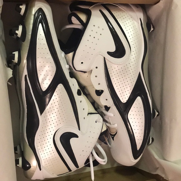 Nike air zoom blade II D Football cleats white black new in box men\'s 310936 101 main image 6